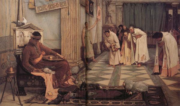 John William Waterhouse The Favourites of the Emperor Honorius